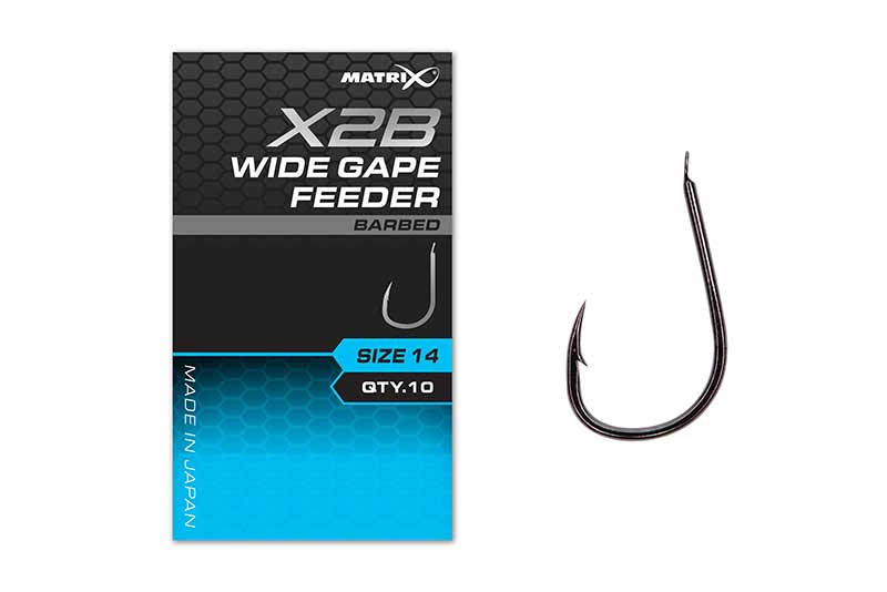 Laden Sie das Bild in Galerie -Viewer, Matrix X2B - Wide Gape Feeder Hooks Barbed Spade
