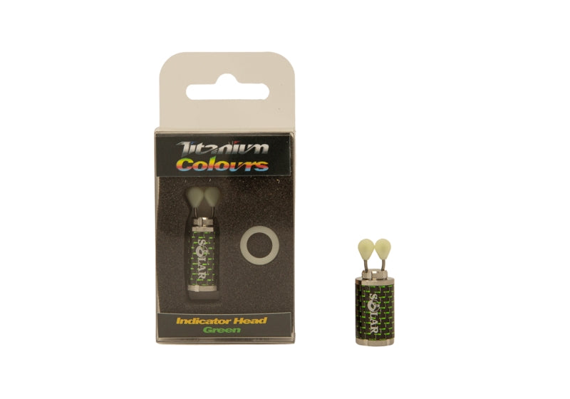 Load image into Gallery viewer, Solar Titanium Carbon Colours Indicator Heads - Green