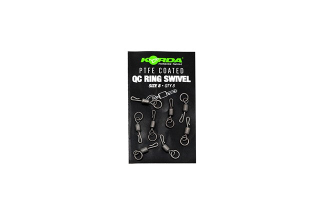 Laden Sie das Bild in Galerie -Viewer, Korda Ptfe Qc Ring Swivels
