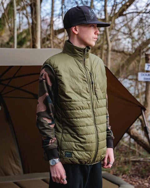 Load image into Gallery viewer, Fox Olive Quilted 100 Vest