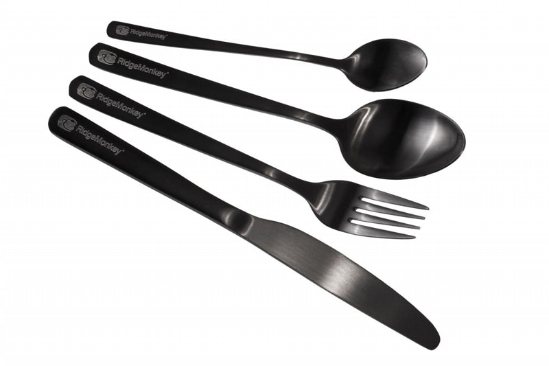 Laden Sie das Bild in Galerie -Viewer, Ridge Monkey Dlx Cutlery Set