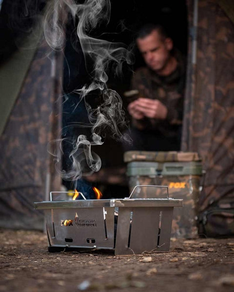 Carica immagine in Galleria Viewer, Fox Cookware Foldable BBQ - Barbecue Pieghevole Compatto per Carpfishing