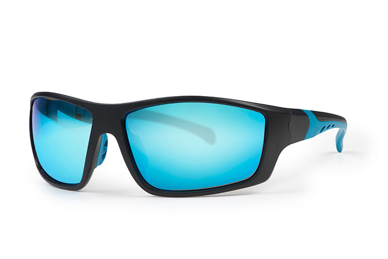Carica immagine in Galleria Viewer, Salmo Black Sunglasses Grey Ice Blue Lens