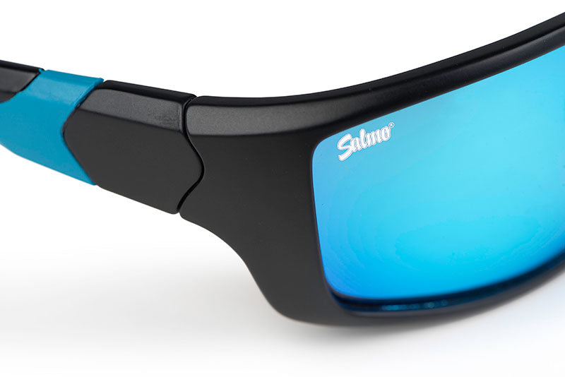 Carica immagine in Galleria Viewer, Salmo Black Sunglasses Grey Ice Blue Lens