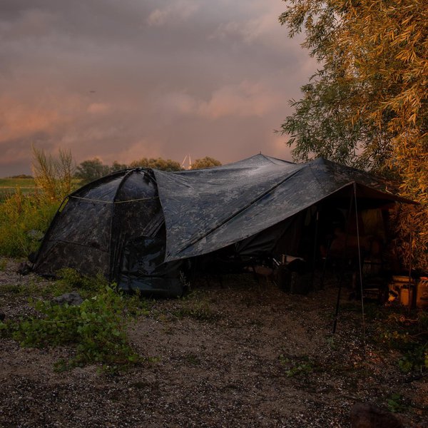 Load image into Gallery viewer, Kevin Nash Bank Life Multi Tarp Camo - Waterproof Carp Fishing Tarp