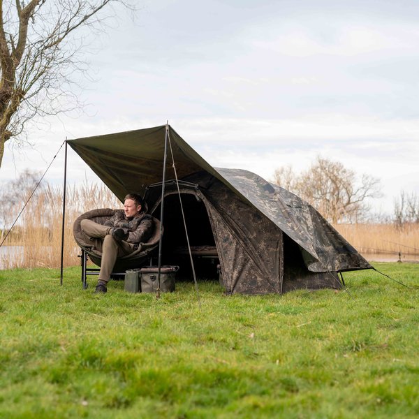 Load image into Gallery viewer, Kevin Nash Bank Life Multi Tarp Camo - Waterproof Carp Fishing Tarp