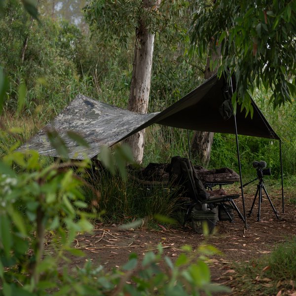 Load image into Gallery viewer, Kevin Nash Bank Life Multi Tarp Camo - Waterproof Carp Fishing Tarp