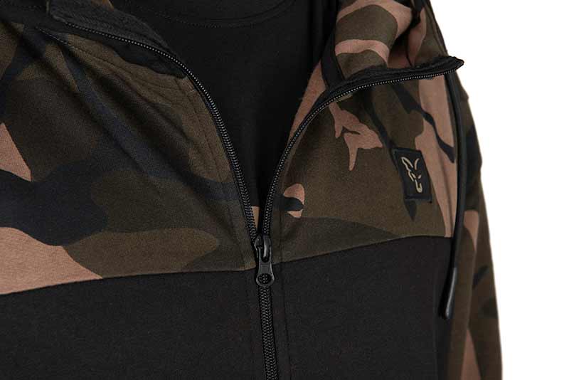 Carica immagine in Galleria Viewer, Fox Lw Black/Camo Split Zip Hoody