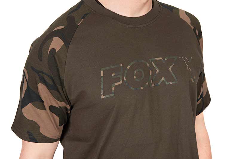 Laden Sie das Bild in Galerie -Viewer, Fox Khaki/Camo Outline T-Shirt