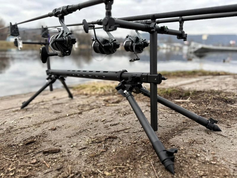 Carica immagine in Galleria Viewer, Fencl Rod Pod Xtreme - Rod Pod in Carbonio 3K e Metallo per Carpfishing