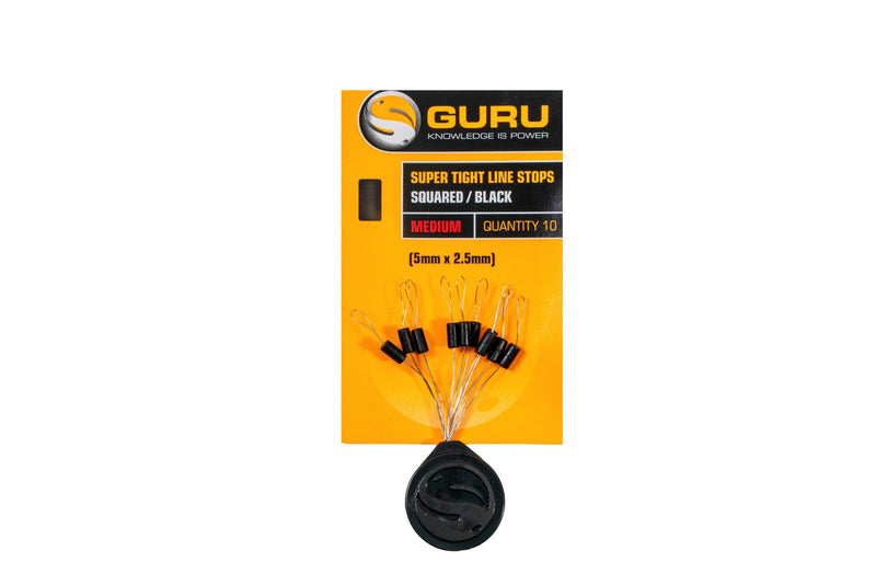 Laden Sie das Bild in Galerie -Viewer, GURU Squared Super Tight Line Stops / Stopper Quadrati per Terminali