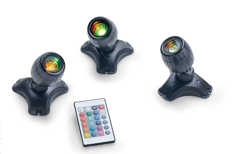 Load image into Gallery viewer, Pontec PondoStar LED RGBW Set 3 - Pond and Garden Spotlights