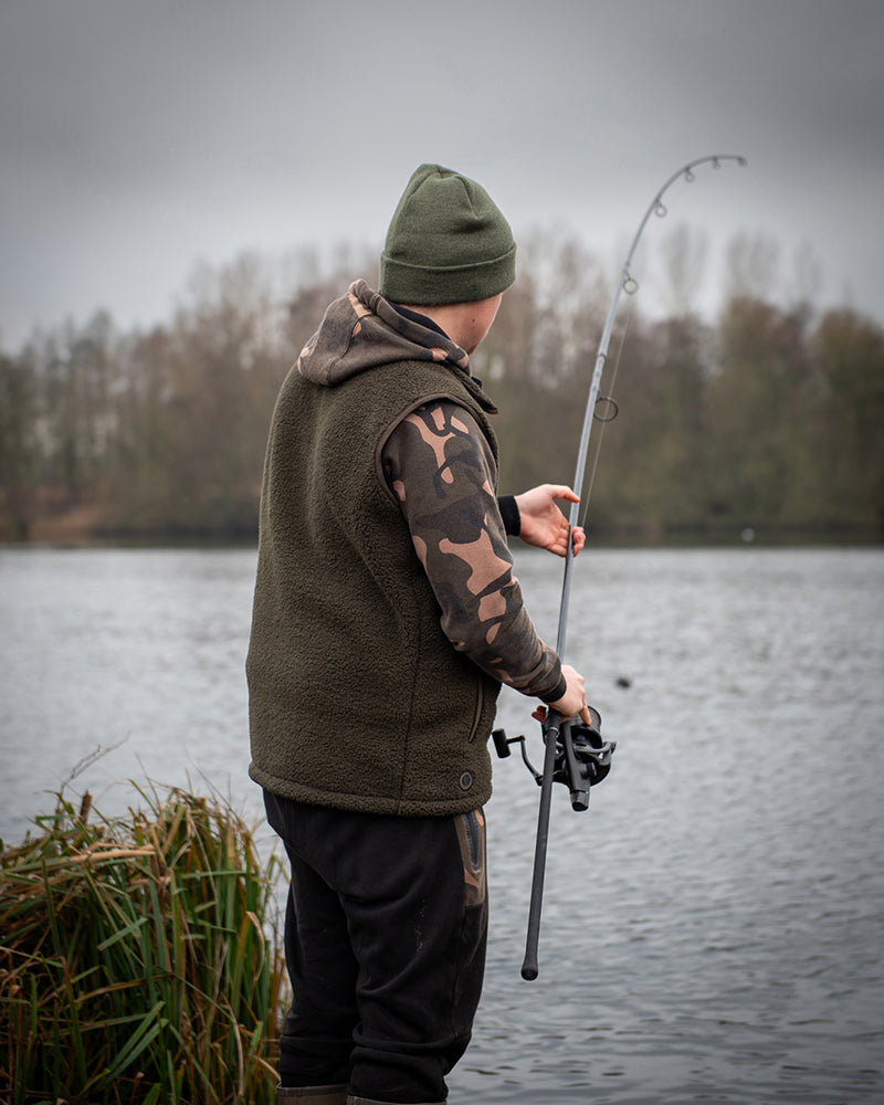 Laden Sie das Bild in Galerie -Viewer, Fox Olive Sherpa Hybrid Gilet