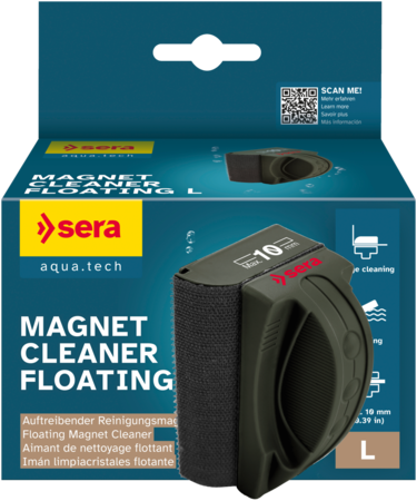 Load image into Gallery viewer, Sera Magnet Cleaner Floating L - Floating Glass Magnet