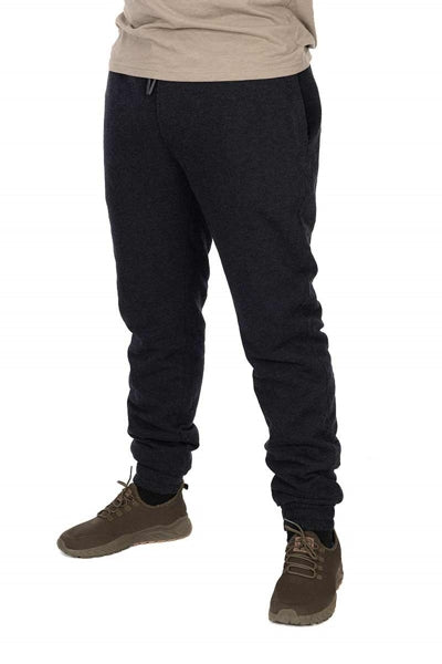 Laden Sie das Bild in Galerie -Viewer, Fox Collection Sherpa Joggers Black/Orange