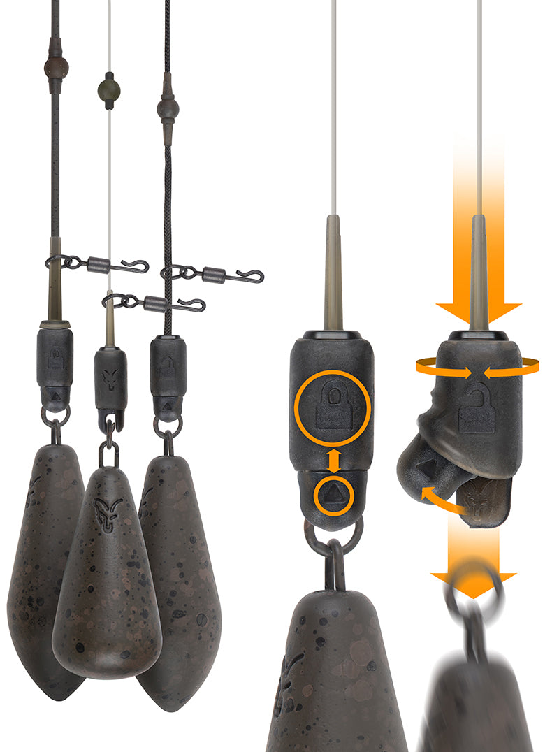 Carica immagine in Galleria Viewer, Fox Edges Heli-Clips - Kit Clip per Montatura ad Elicottero