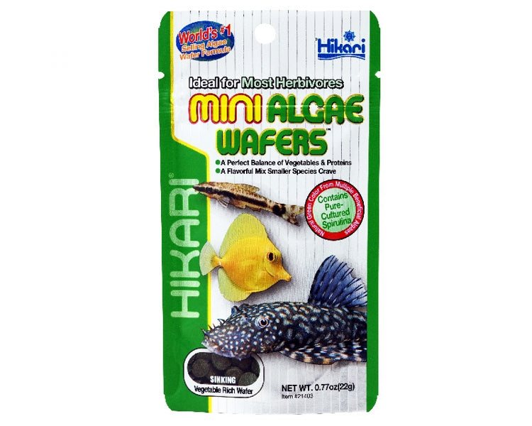 Laden Sie das Bild in Galerie -Viewer, Hikari Tropical MINI ALGAE WAFERS 22g