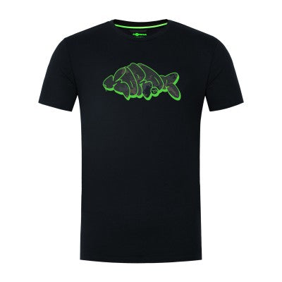 Laden Sie das Bild in Galerie -Viewer, Korda Outline Tee Black