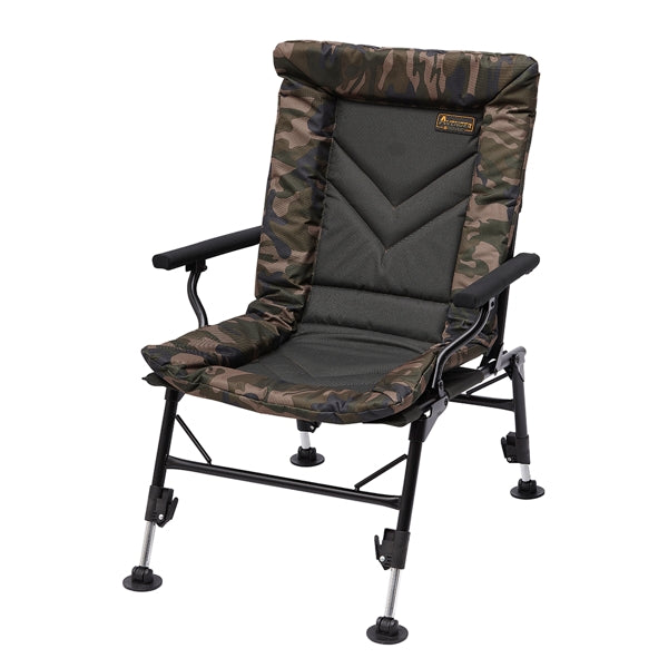 Carica immagine in Galleria Viewer, Prologic Avenger Comfort Camo Chair - Sedia Carp con Braccioli e Coperture 140kg