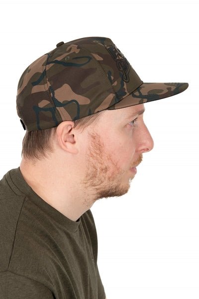 Fox Camo Flat Peak Snapback Cap