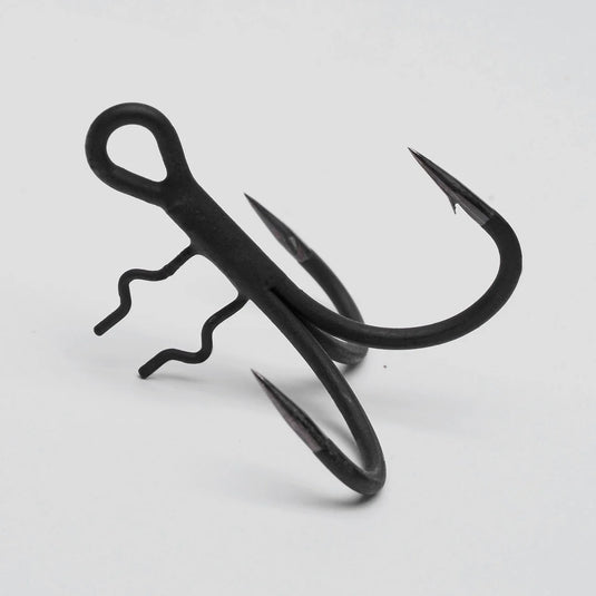 MADCAT A-Static Shad T-Treble 4X - Ancorette a T per Esche Siliconiche Siluro