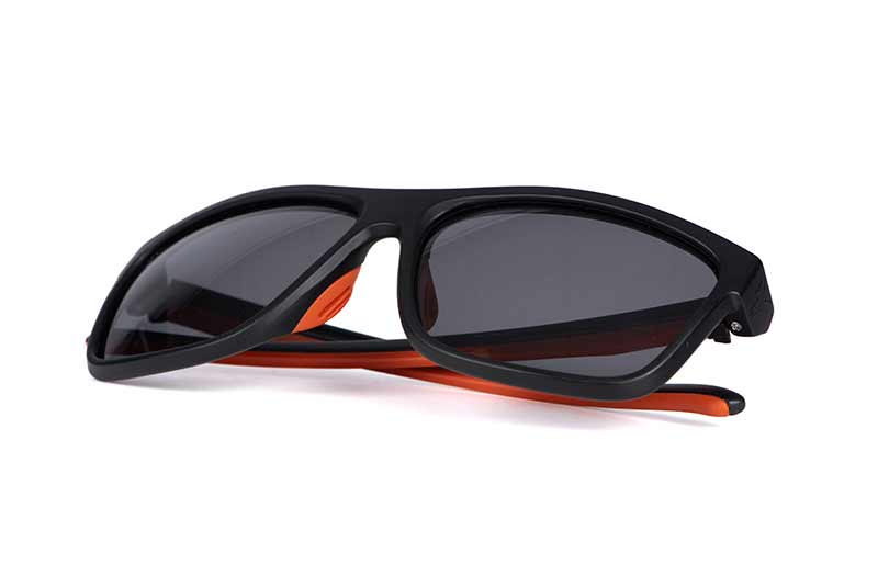 Carica immagine in Galleria Viewer, Fox Collection Black &amp; Orange Shades – Grey Lens
