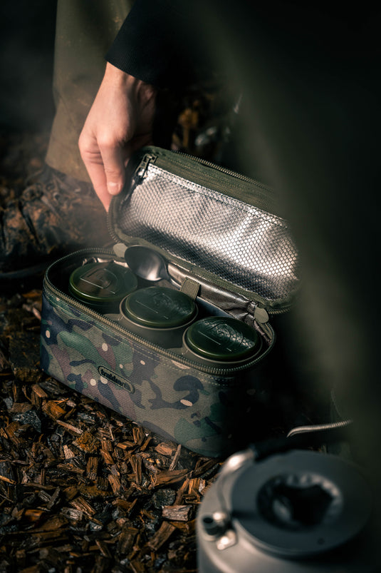 Trakker NXC Camo Brew Kit - Ensemble Complet de Boissons Chaudes avec Tasses et Récipients