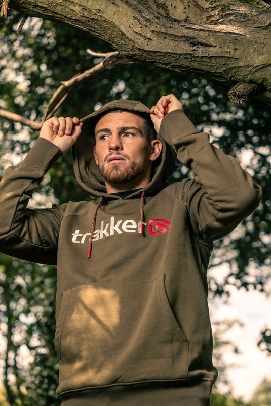 Felpa con Cappuccio Trakker Logo Hoody