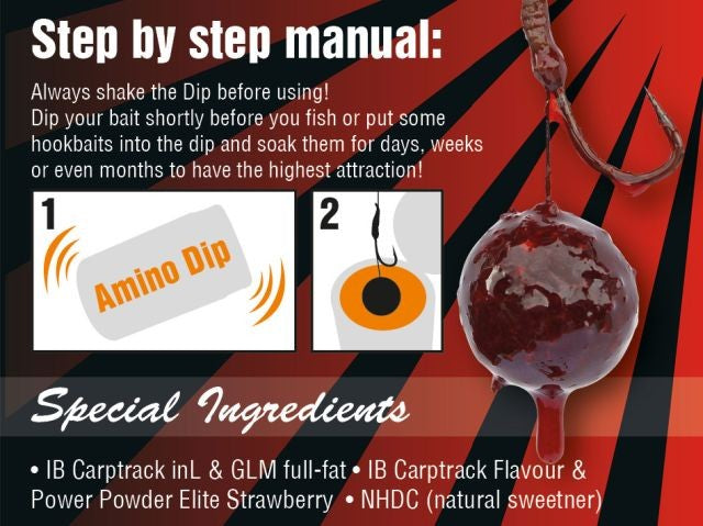 Carica immagine in Galleria Viewer, Ib Carptrack Amino Dip Elite Strawberry - 150ml
