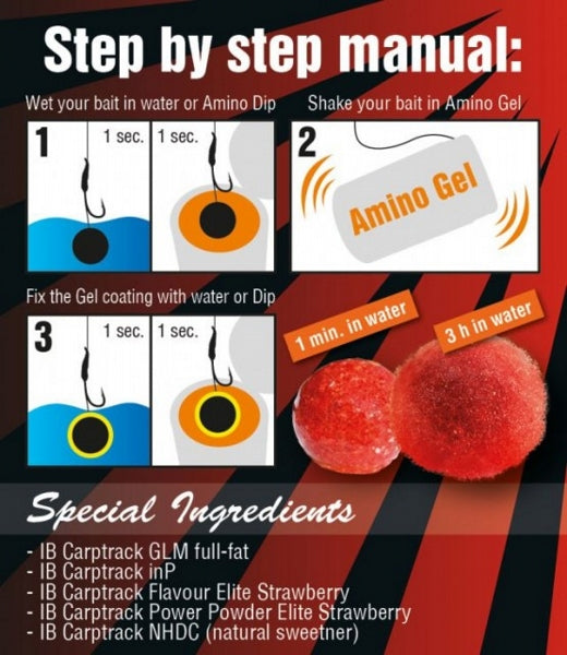 Ib Carptrack Amino Gel Elite Fraise - 100gr