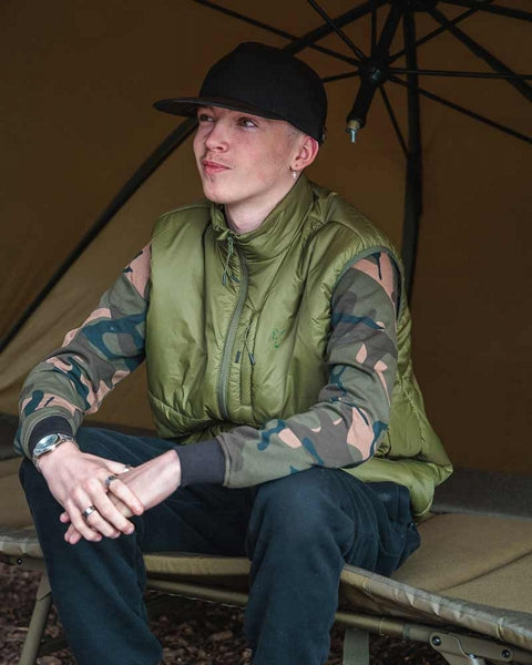 Fox Olive Quilted 100 Vest
