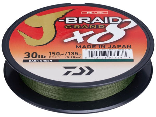 Daiwa J-Braid Grand X8 - 135 Mètres