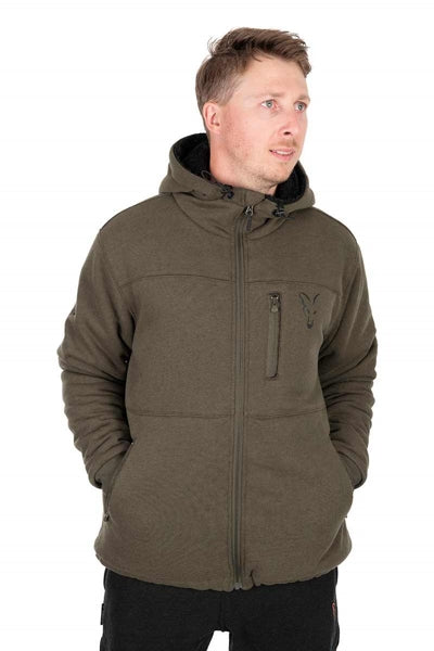 Carica immagine in Galleria Viewer, Fox Collection Sherpa Jacket Green &amp; Black
