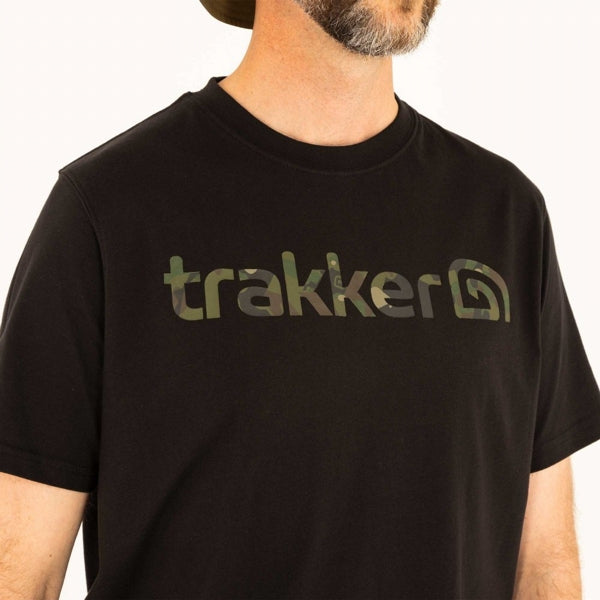 Laden Sie das Bild in Galerie -Viewer, Trakker Cr Logo T-Shirt Black Camo
