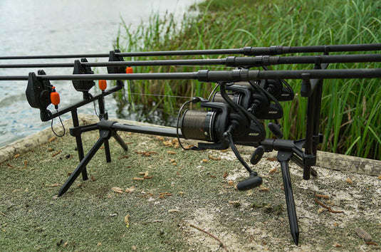 Fox EOS Pod 3 Canne - Rod Pod Compatto per Carpfishing