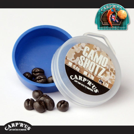 Carp'r'us Camo Shotz - Brown - 0.4g - 0.9g - 1.2g