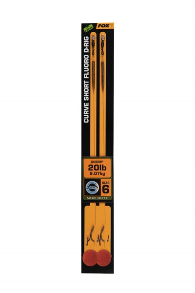 Fox Edges™ Curve Short Flouro D-Rigs