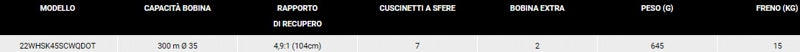 Carica immagine in Galleria Viewer, DAIWA Whisker 45 SCW QD-OT - Mulinello Big Pit Carpfishing
