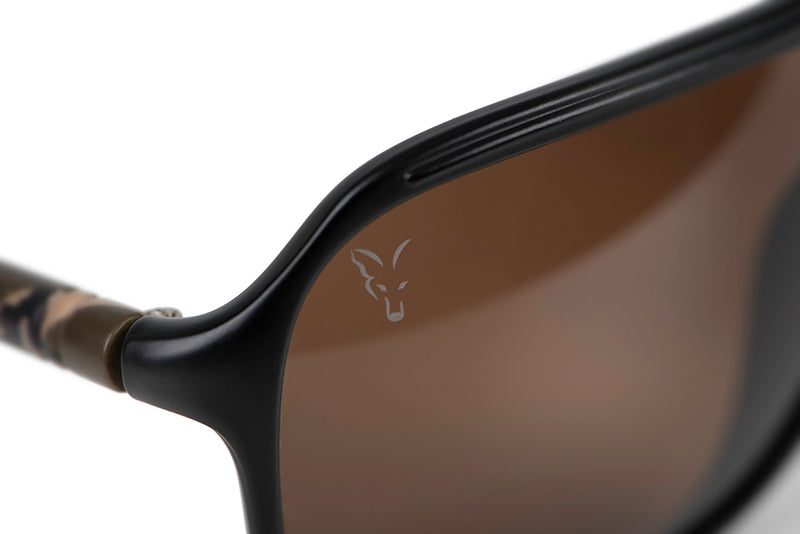Laden Sie das Bild in Galerie -Viewer, Fox Av8 Black &amp; Camo - Brown Lense
