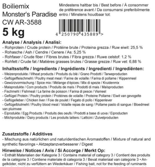 Ib Carptrack Monsters Paradise Mix Acque Fredde (Cold Water)