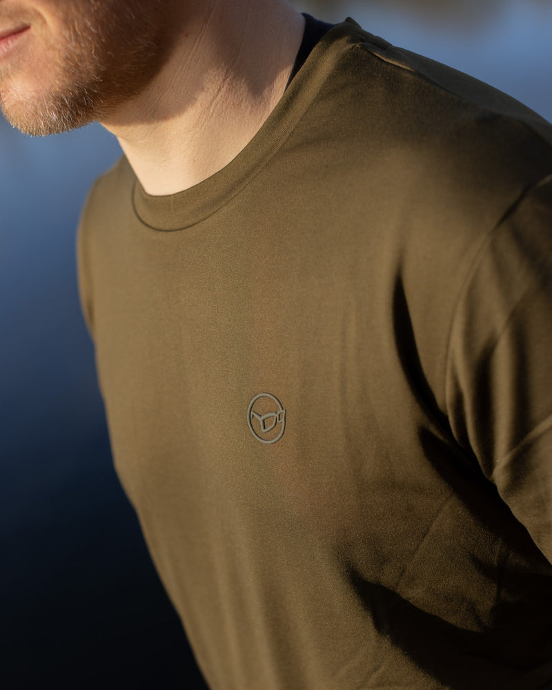 Chargez l'image dans la visionneuse de la galerie, KORDA MOCK NECK THERMAL MANCHES LONGUES DARK OLIVE
