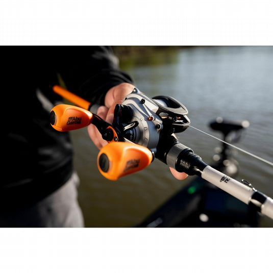 ABU GARCIA MAX4 STX - Mulinello Baitcast 6.4:1 Sinistra Flipping Switch
