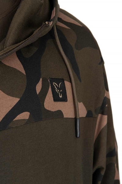 Sweat à capuche zippé Fox LW Kaki/Camo Split
