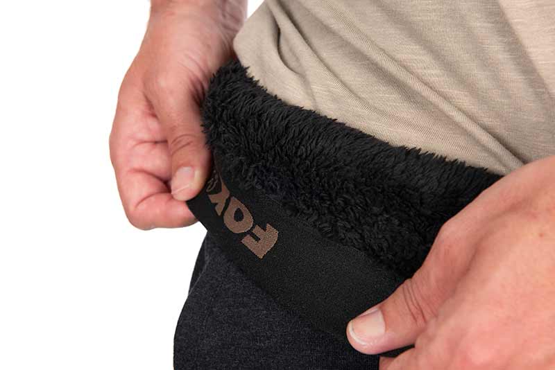 Laden Sie das Bild in Galerie -Viewer, Fox Collection Sherpa Joggers Black/Orange
