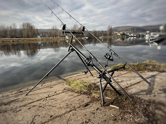 Fencl Rod Pod Xtreme - Rod Pod in Carbonio 3K e Metallo per Carpfishing