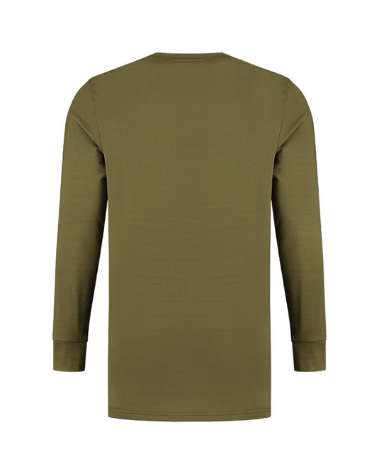 KORDA MOCK NECK THERMAL MANCHES LONGUES DARK OLIVE