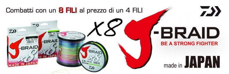 Laden Sie das Bild in Galerie -Viewer, Daiwa J-Braid X8 - 150mt
