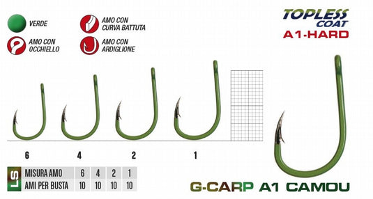 Gamakatsu G-Carp A1 Camou Specialist - Ami Carpfishing Verde