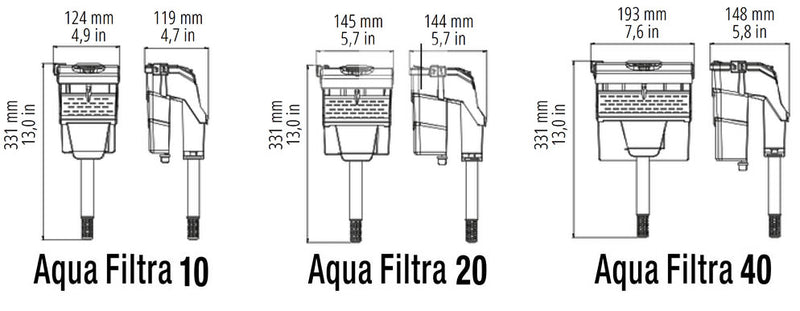 Load image into Gallery viewer, Sicce Aqua Filtra - Hang-On Aquarium Filter
