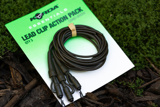 Korda Essentials Lead Clip Action Pack / Kit Montaggi Lead Clip